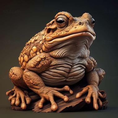 3D model Bufo sachalinensis (STL)